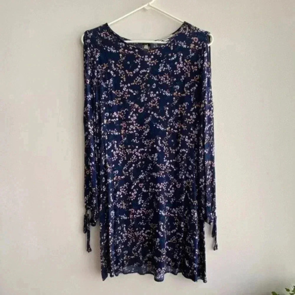 American Eagle Outfitters Cold Shoulder Floral Dress, Size M - Picture 3 of 16